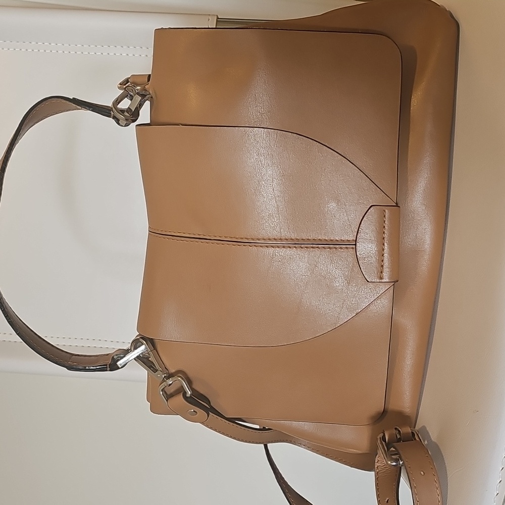 GIANNI CHIARINI | Handbag. Tan Color. Smooth Genuine Leather.